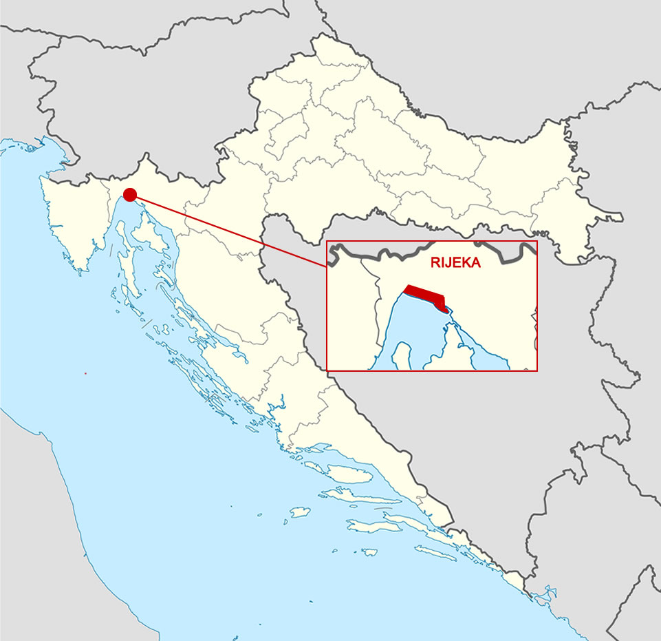 karta rijeka hrvatske Karta   Grad Rijeka karta rijeka hrvatske